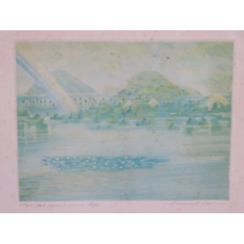 279 - Michael Oelman (1941-),  Etchings (7), 'Xanadu', 'A Mighty Fountain', (17/75) 'There Were Gardens', ... 