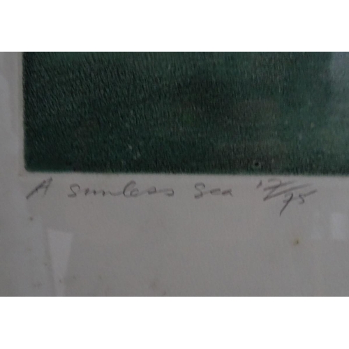 279 - Michael Oelman (1941-),  Etchings (7), 'Xanadu', 'A Mighty Fountain', (17/75) 'There Were Gardens', ... 