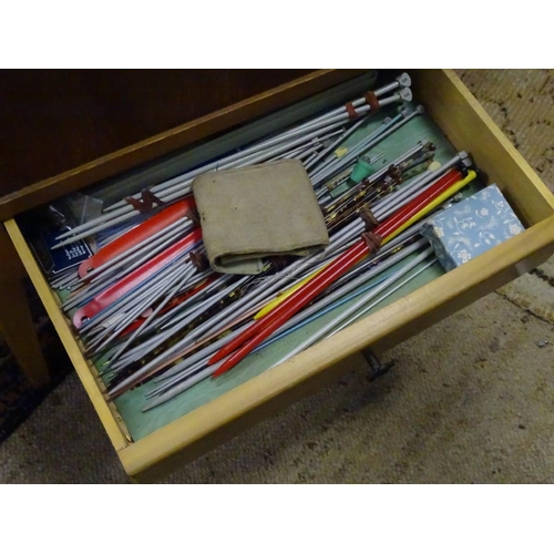 328 - A sewing box / cabinet