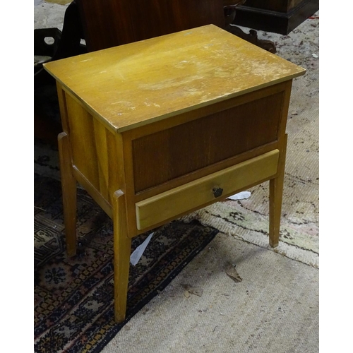 328 - A sewing box / cabinet
