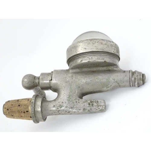 226 - The Optic pearl, A cast Maskal and Chambers cast metal pearl optic with bulls eye glass. 5'' high