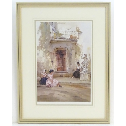 243 - After Sir William Russell Flint (1880 - 1969), Limited Edition Colour print, 'Ancient Doorway Cordes... 