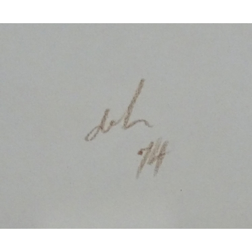 1291 - Francis de Lacy, XX, Pencils on paper, a pair, Still life studies of a nude woman standing. Both sig... 