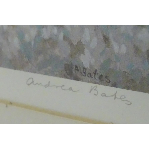 1293 - Andrea Bates (b. 1943), Limited edition prints, x3, The Rambling Rose, A country garden with flowers... 