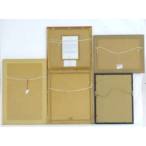 1293 - Andrea Bates (b. 1943), Limited edition prints, x3, The Rambling Rose, A country garden with flowers... 