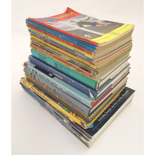 35 - Books: A quantity of books on the relating to the Football Association, to include 12 publications o... 