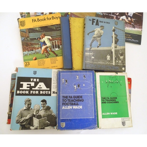35 - Books: A quantity of books on the relating to the Football Association, to include 12 publications o... 