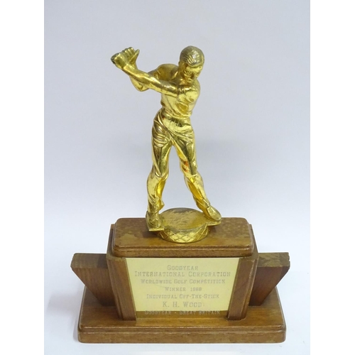 84 - Golf: A 1966 Goodyear International Corporation Worldwide Golf Competition Winner (trophy) Individua... 