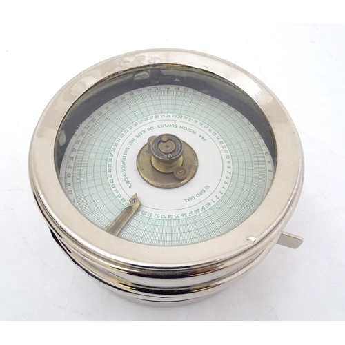 96 - Pigeon Racing : a Toulet 10 bird racing pigeon Clock with oak case , brass fittings and leather carr... 