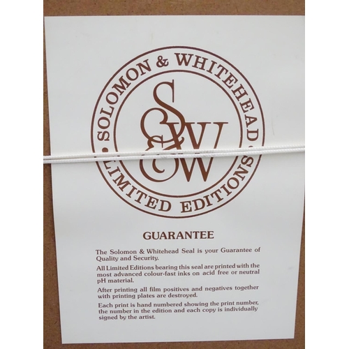 178 - After Philip Toon, XX, Signed limited edition print no. 237/350, Horse racer John Francombe on Rythm... 