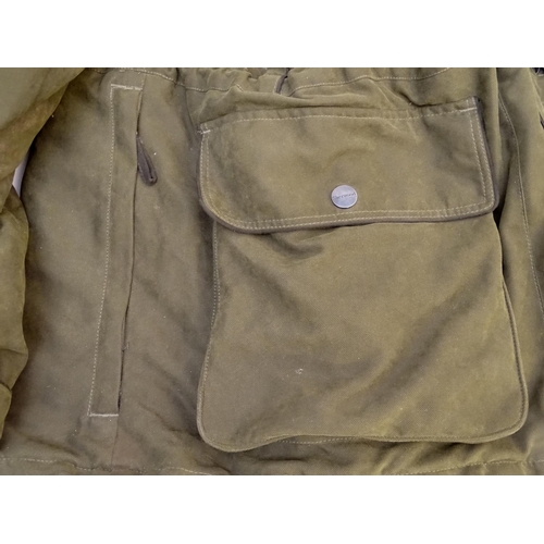 309 - A Sherwood Forest green shooting jacket, size 5XL