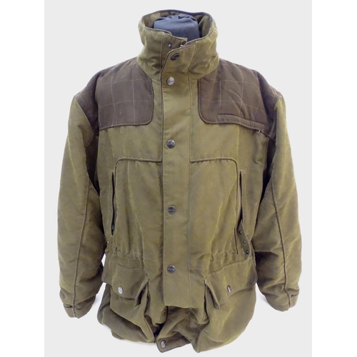 309 - A Sherwood Forest green shooting jacket, size 5XL