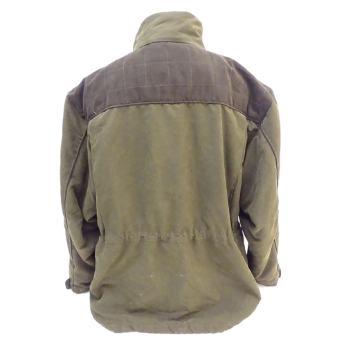 309 - A Sherwood Forest green shooting jacket, size 5XL
