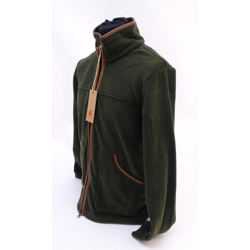 311 - A Shooter King green fleece, size L, with tags.