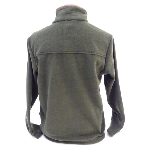 311 - A Shooter King green fleece, size L, with tags.
