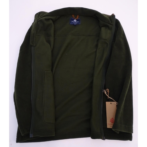 311 - A Shooter King green fleece, size L, with tags.