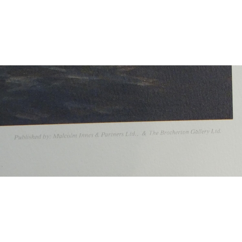 129 - After John Richardson, Limited edition lithographic print, no. 312/500, Rowing to the Moor, Fisherme... 