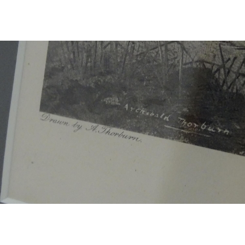 153 - After Archibald Thornburn (1860-1935), Scottish School, Engravings, A pair of ornithological prints ... 