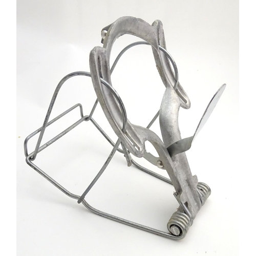 103 - A Nash 'Choker loop' mole trap, of galvanised steel and aluminium construction, boxed with instructi... 