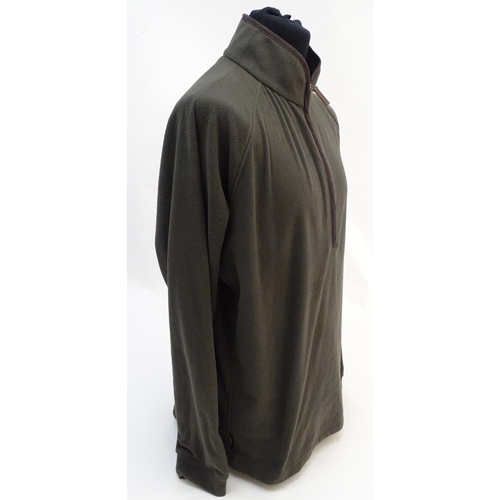 317 - A Musto green fleece, size XXL