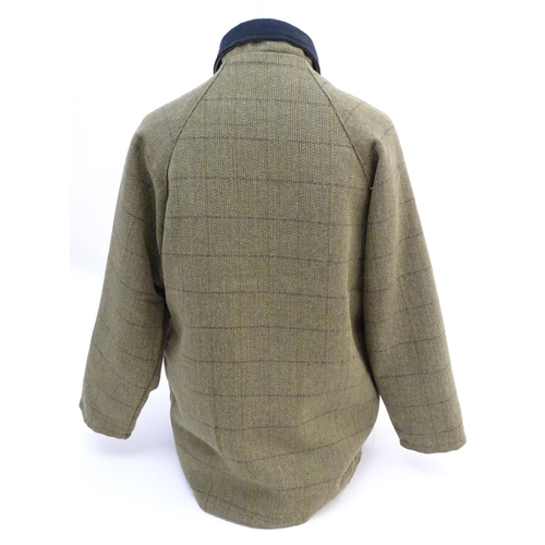 320 - A HSF men's tweed jacket, size L