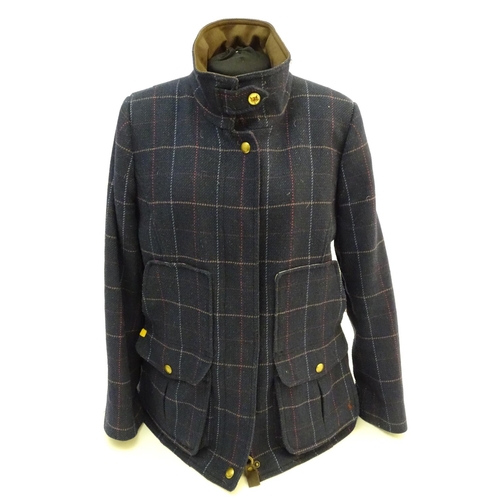323 - A Joules navy tweed jacket, ladies size 16