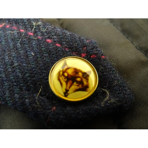 323 - A Joules navy tweed jacket, ladies size 16