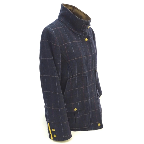 323 - A Joules navy tweed jacket, ladies size 16