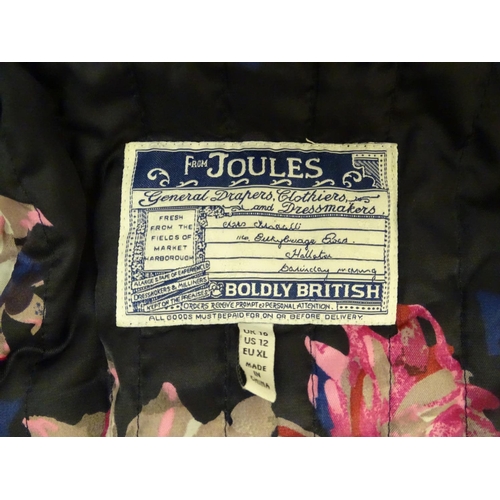 323 - A Joules navy tweed jacket, ladies size 16