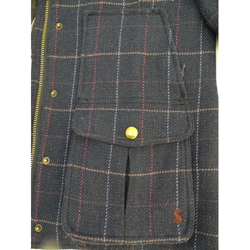 323 - A Joules navy tweed jacket, ladies size 16
