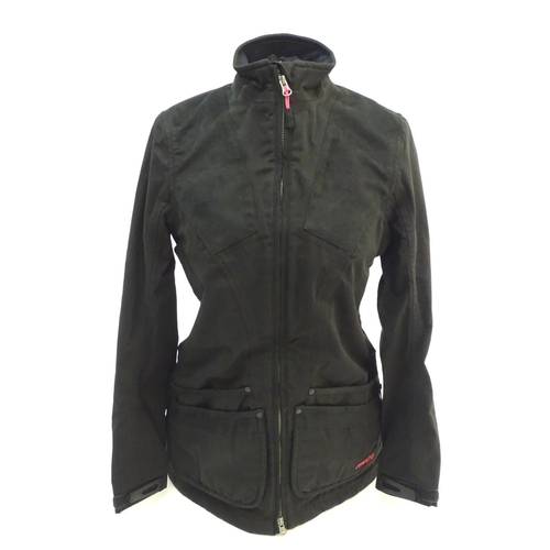 327 - A Musto black clay shooting jacket, ladies size 8, with tags