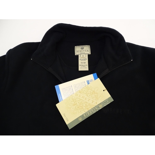 329 - A Beretta black fleece, size M, with tags