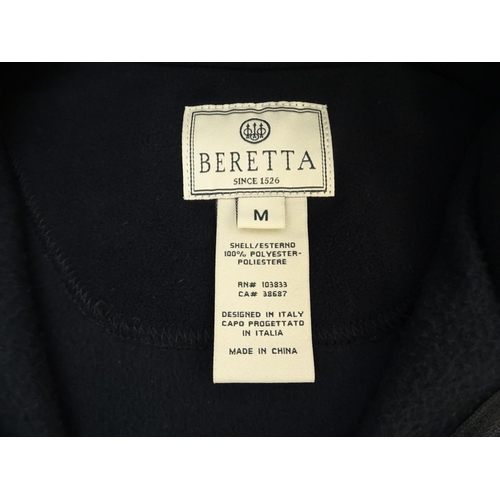 329 - A Beretta black fleece, size M, with tags