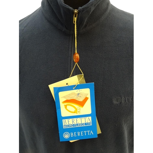 334 - A Beretta navy fleece, size XXL, with tags