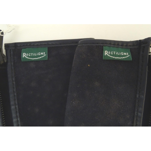 350 - Three pairs of child / small adult black chaps / gaiters (3)