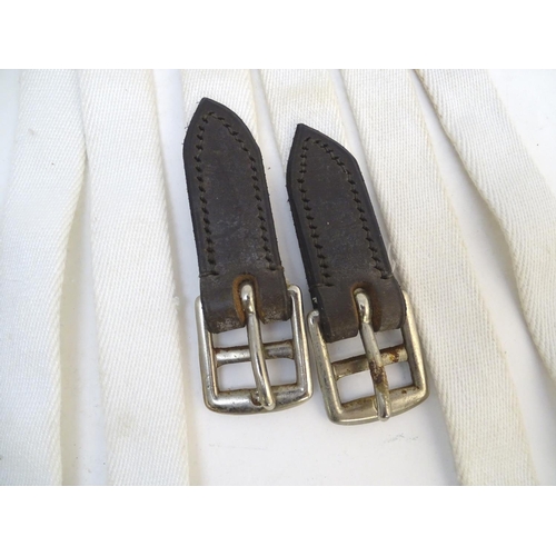 381 - A quantity of racing girths, 40