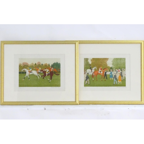 172 - After Vincent Haddelsey (1934-2010), Limited edition lithographic prints, nos. 42/50, Flat Out and T... 