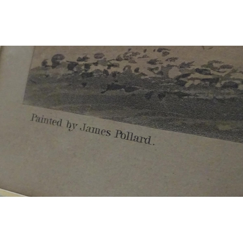 176 - George Hunt (1803-1877), After James Pollard (1792-1867), Hand coloured engraving, A view on the Hig... 