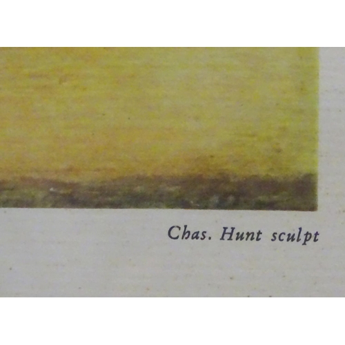 179 - George Hunt (1803-1877), After James Pollard (1792-1867), Colour engraving, Epsom, Preparing to Star... 