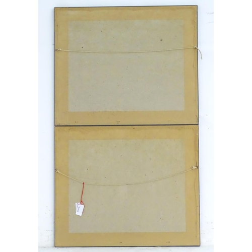 184 - XIX, Hand coloured engravings, A pair of Steeple Chase Scenes, by F. Sala & Co. Berlin. Approx. 10