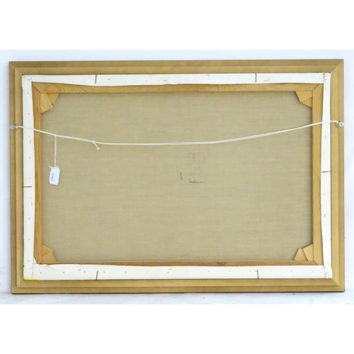 196 - Edward Foster, XX, Oil on canvas, Bicester Hunt with Whaddon Chase, depicting huntsman crossing a he... 