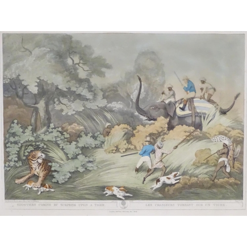 210 - Henri Merke (fl. 1799-1820), After Samuel Howitt (1757–1822), Hand coloured aquatint, Shooters Comin... 