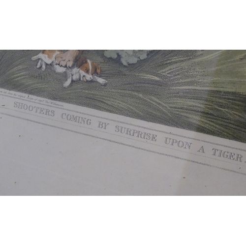 210 - Henri Merke (fl. 1799-1820), After Samuel Howitt (1757–1822), Hand coloured aquatint, Shooters Comin... 