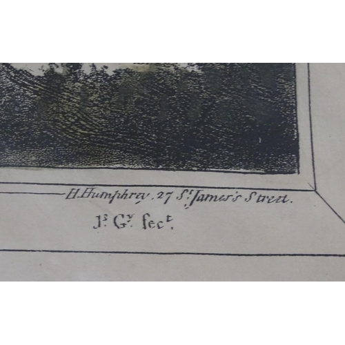 215 - After James Gillray (1756-1815), Hand coloured etchings, A set of four images from the Cockney Sport... 