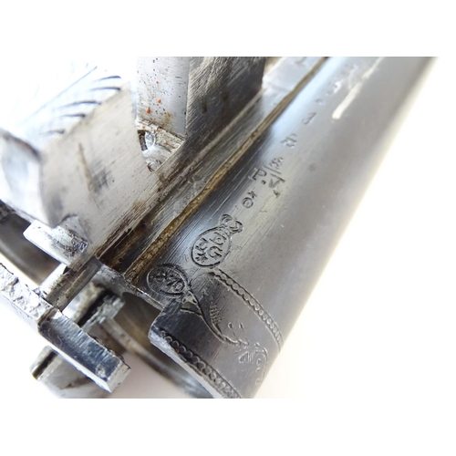 577 - Shotgun: a Belgian 12 bore back action toplever side by side hammergun, beech semi-pistolgrip stock ... 