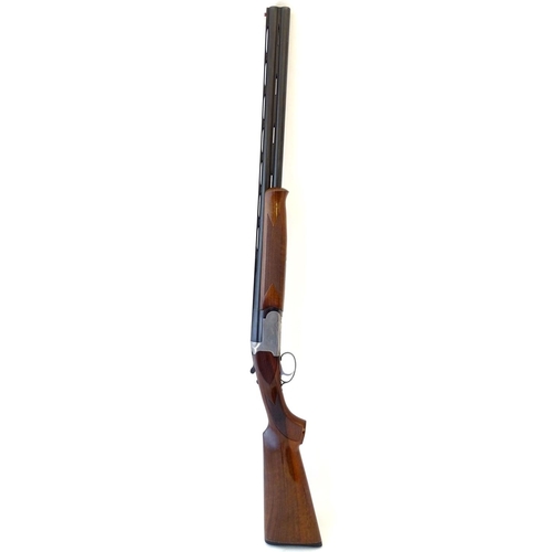 583 - Shotgun: a Bettinsoli 12 gauge over and under ejector shotgun, single selective trigger, walnut pist... 
