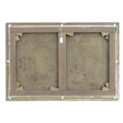 220 - James Charles Ward (act. 1830-1875), Oil on canvas, A wooded river landscape with an angler trout fi... 