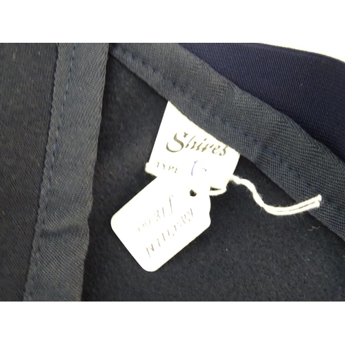 383 - A horse under rug / shoulder protector in navy fleece, large.