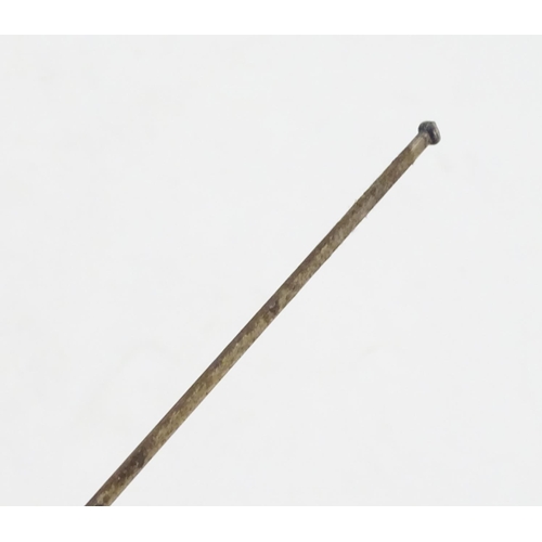 95 - A Leon Paul fencing foil with a leather bound handle. Blade approx. 35