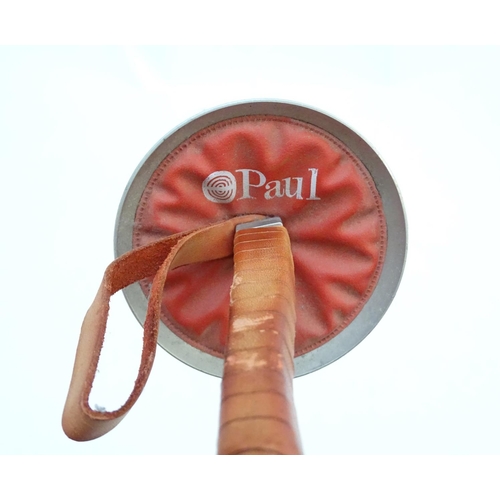 95 - A Leon Paul fencing foil with a leather bound handle. Blade approx. 35